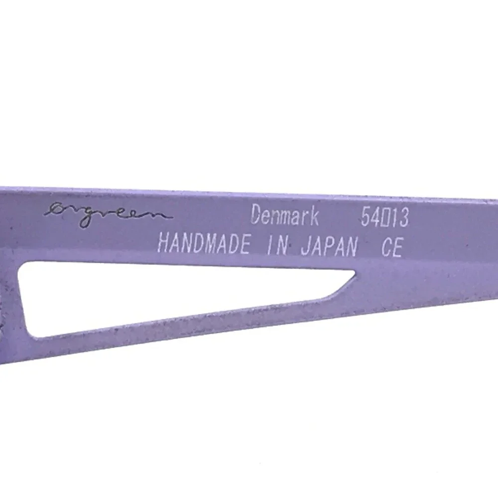 Orgreen Eyeglasses Frames HELLDIVER 117 Black Purple Rectangular 53-15-135